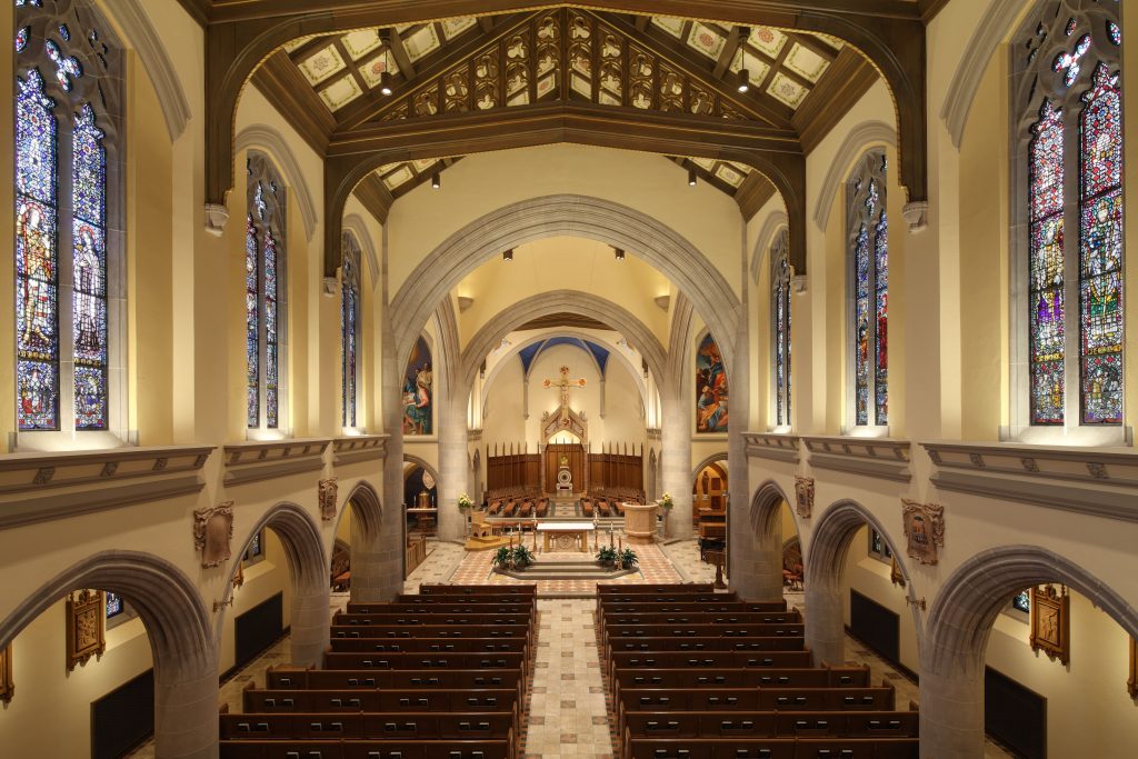 cathedral of the blessed sacrament after restoration
